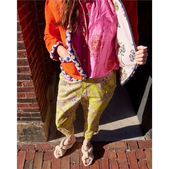Alix of Bohemia Marilou Blood Orange Jacket Size Medium - Picture 6 of 12